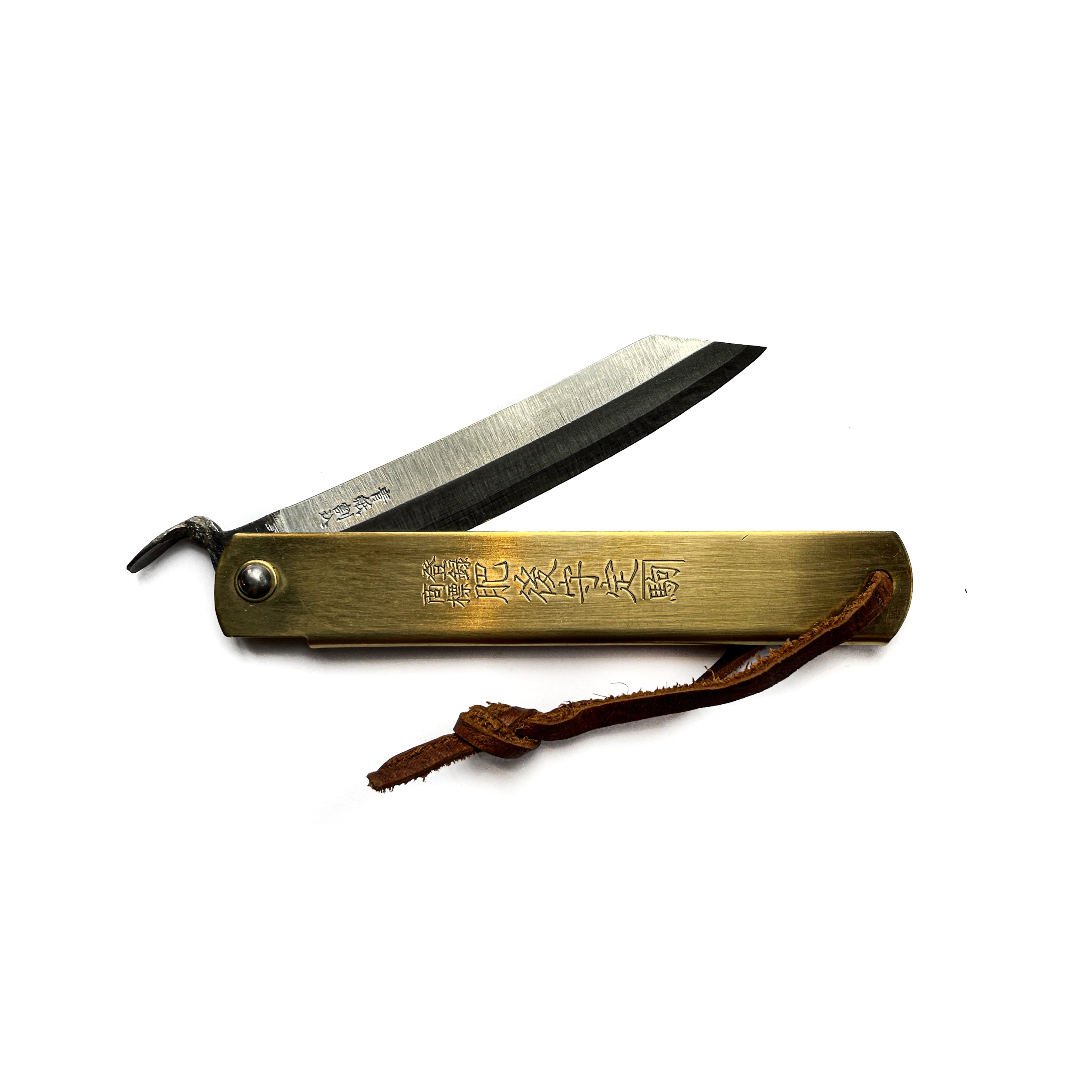 Higo No Kami Japanese Pocket Knife, Brass 100mm - Whisk